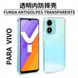 Vivo Y76 5G透明内防摔带镜头保护手机壳