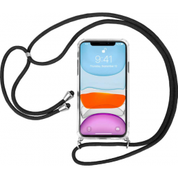 iPhone 14 Plus 透明带绳手机壳