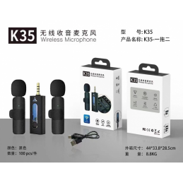 K35 Doble Mini Micrófono...