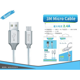 BSK-3029M CABLE MICRO 2.4A 3M