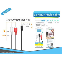 BSK-3081 Cable TYPE-C a RCA...